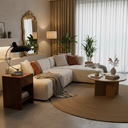 ScandiArc Table Lamp | Bauhaus-Inspired Curved Metal Design 3