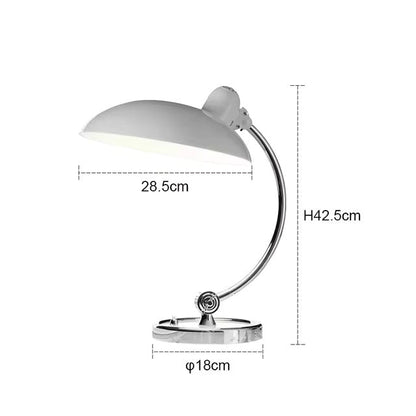ScandiArc Table Lamp | Bauhaus-Inspired Curved Metal Design 8