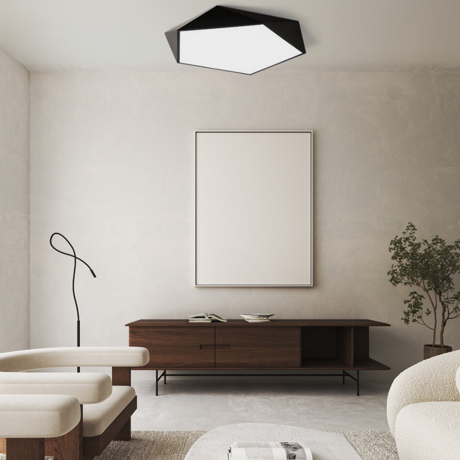 Skydor Ceiling Light | Modern Geometric LED Design 1