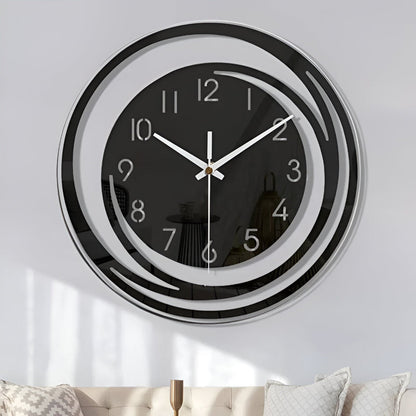 Sorana Wall Clock | Modern Black Acrylic Scandinavian Design 2