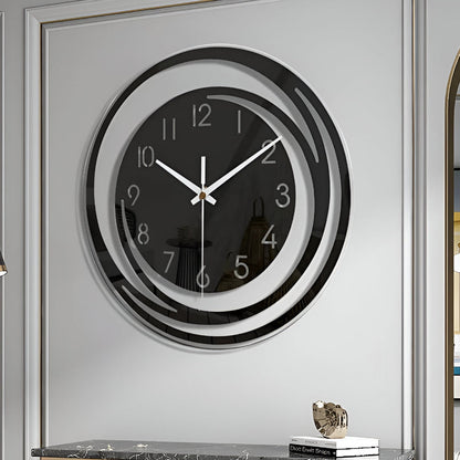 Sorana Wall Clock | Modern Black Acrylic Scandinavian Design 3