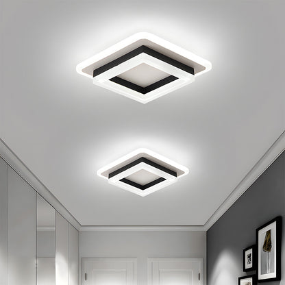Square LED Ceiling Light | Modern Flush Mount Fixture 0