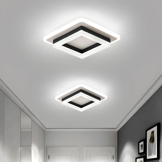 Square LED Ceiling Light | Modern Flush Mount Fixture 0