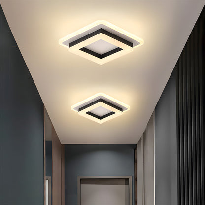 Square LED Ceiling Light | Modern Flush Mount Fixture 2