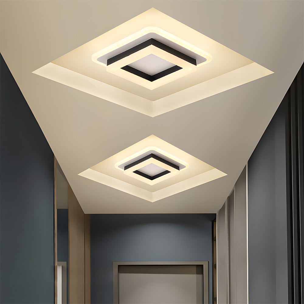 Square LED Ceiling Light | Modern Flush Mount Fixture 3
