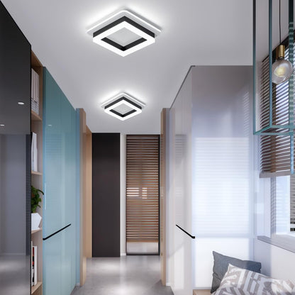 Square LED Ceiling Light | Modern Flush Mount Fixture 4