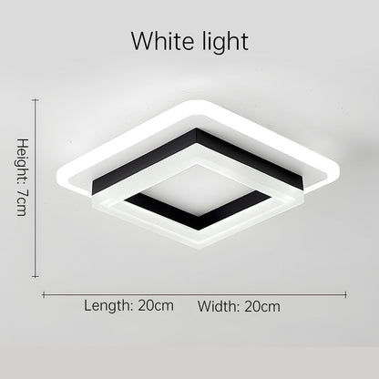 Square LED Ceiling Light | Modern Flush Mount Fixture 5