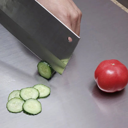Stainless Steel Chopping Board | Double-Sided Cutting & Kneading Panel – Durable Kitchen Tool 4