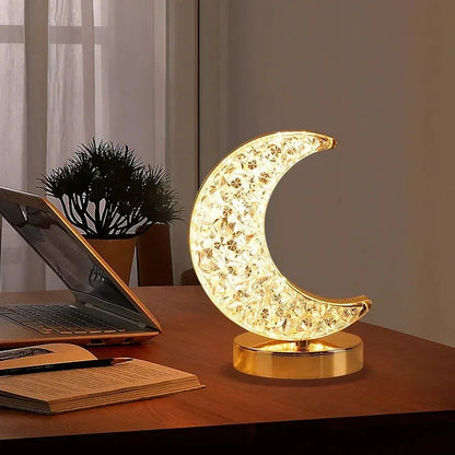 Stellora | 3D Crystal LED Night Light | Rechargeable Touch Dimming Lamp 2