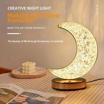 Stellora | 3D Crystal LED Night Light | Rechargeable Touch Dimming Lamp 6