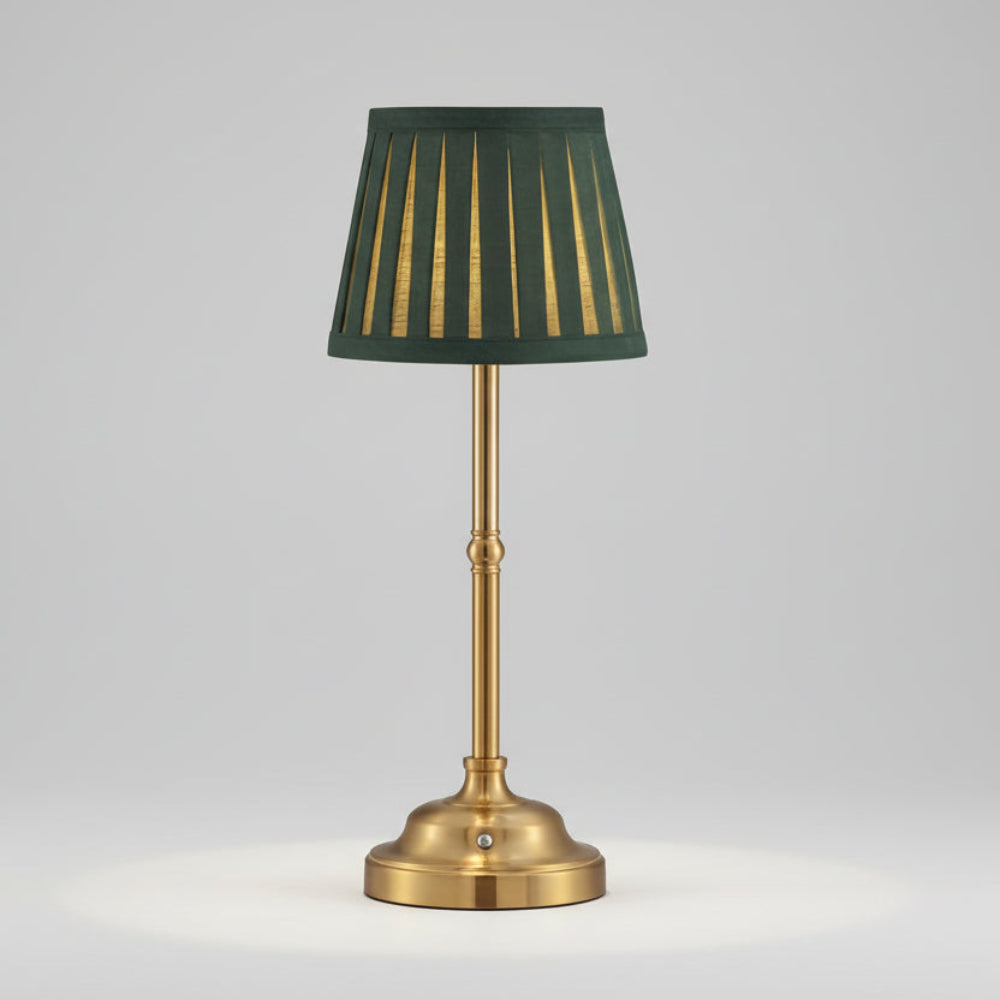 Table Lamp Cordless Rechargeable Brass LED Touch Dimmable 0