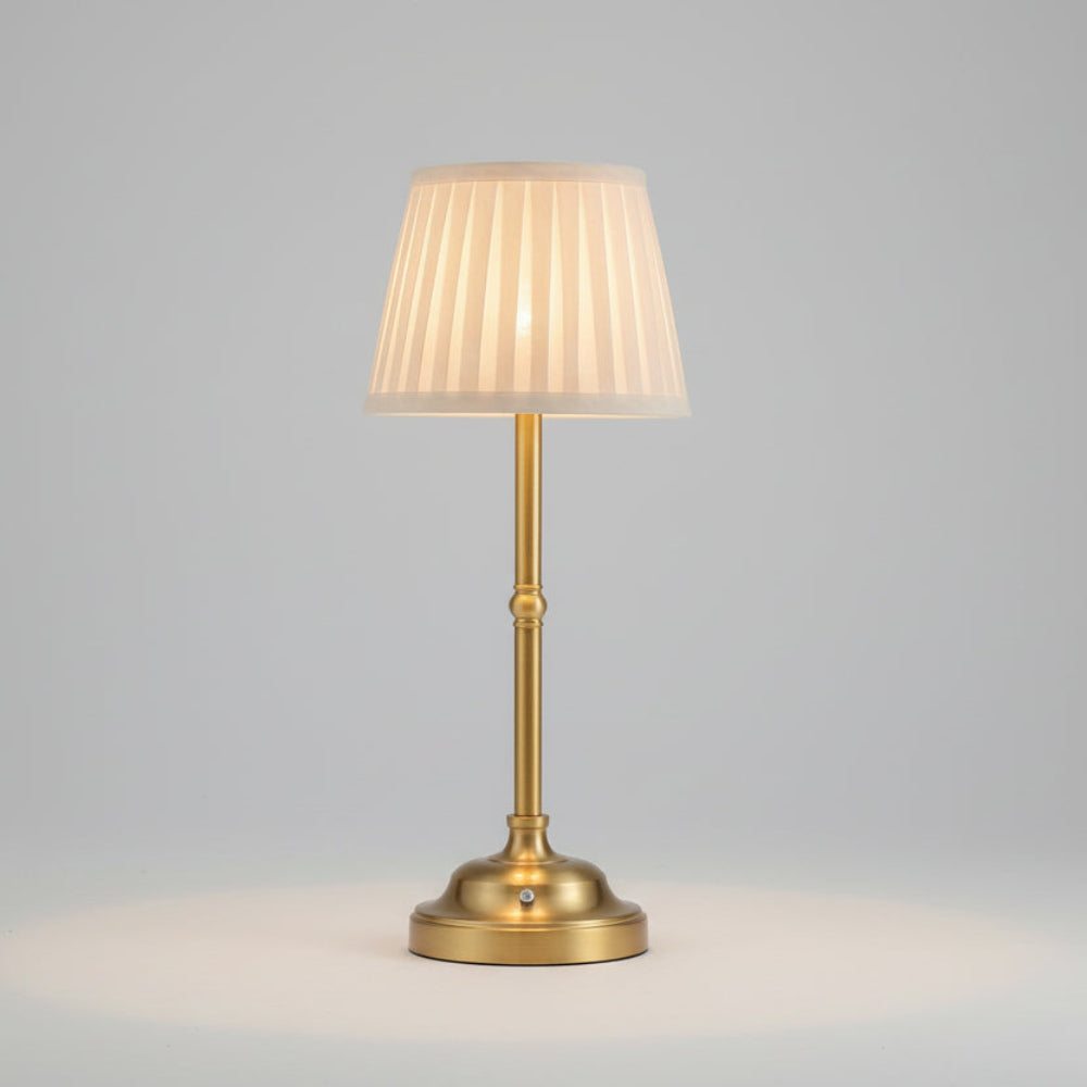 Table Lamp Cordless Rechargeable Brass LED Touch Dimmable 6