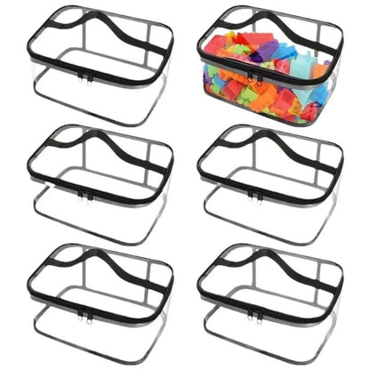 Transparent Mesh Toy Storage Bag | Large Capacity Organizer for Toys, Puzzles & Building Blocks 2