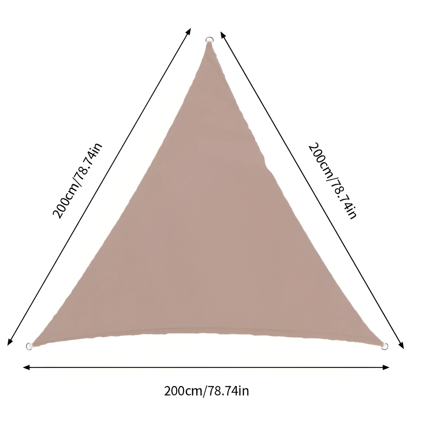 Triangle Shade Sail | Waterproof Sun Shade Canopy with UV Protection | Stylish Outdoor Cover for Patio Comfort 8