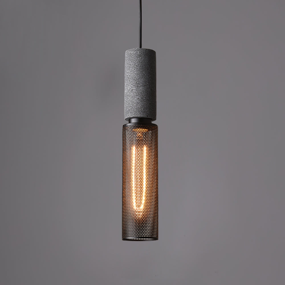 Urban Concrete Pendant Light | Industrial LED Hanging Lamp 0