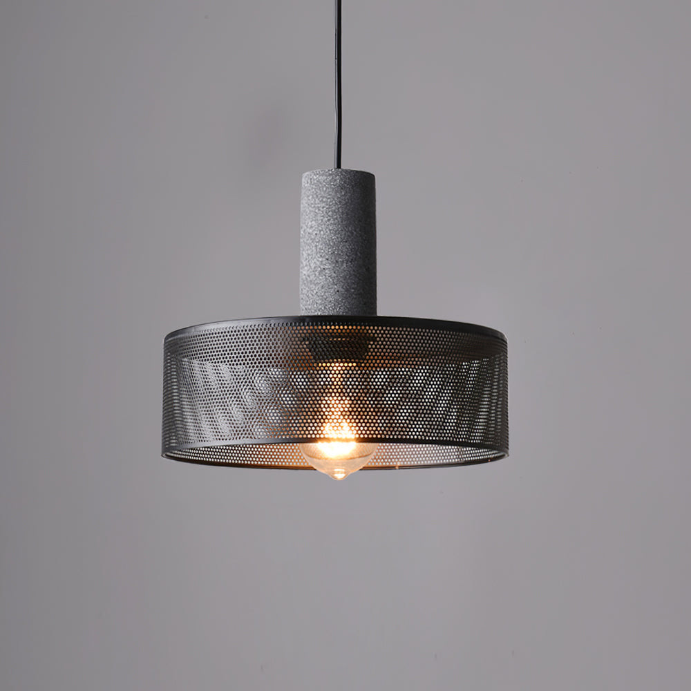 Urban Concrete Pendant Light | Industrial LED Hanging Lamp 11