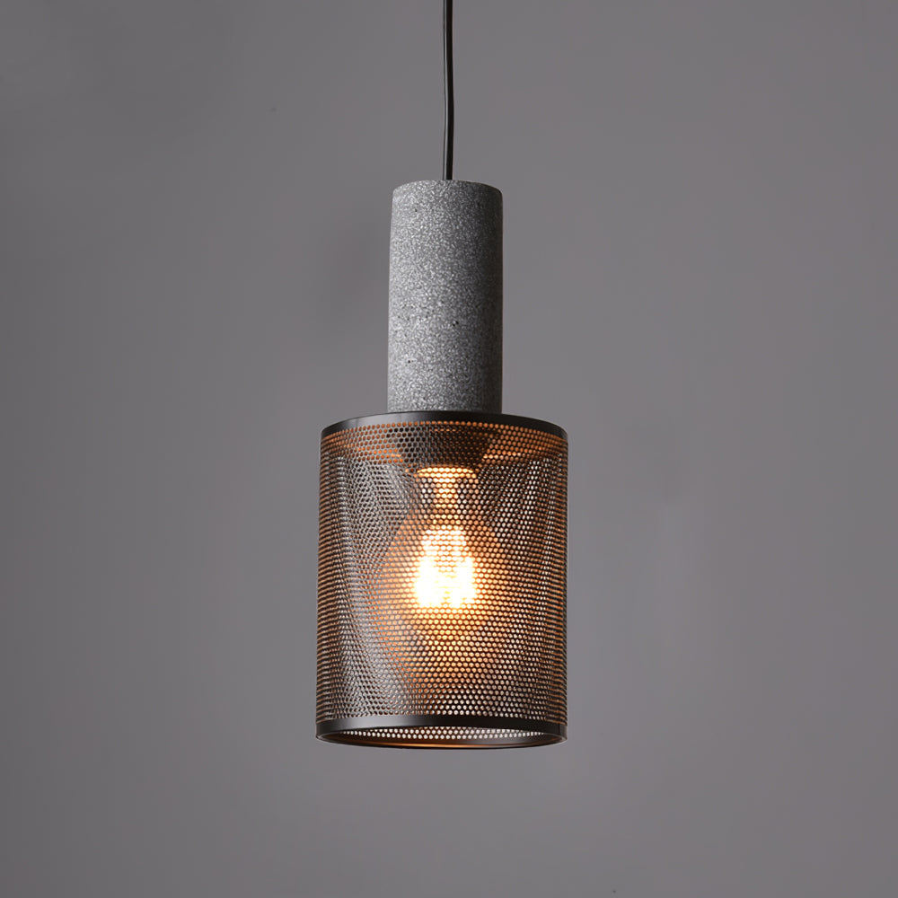 Urban Concrete Pendant Light | Industrial LED Hanging Lamp 12