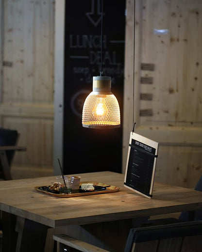 Urban Concrete Pendant Light | Industrial LED Hanging Lamp 2
