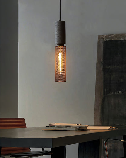 Urban Concrete Pendant Light | Industrial LED Hanging Lamp 4
