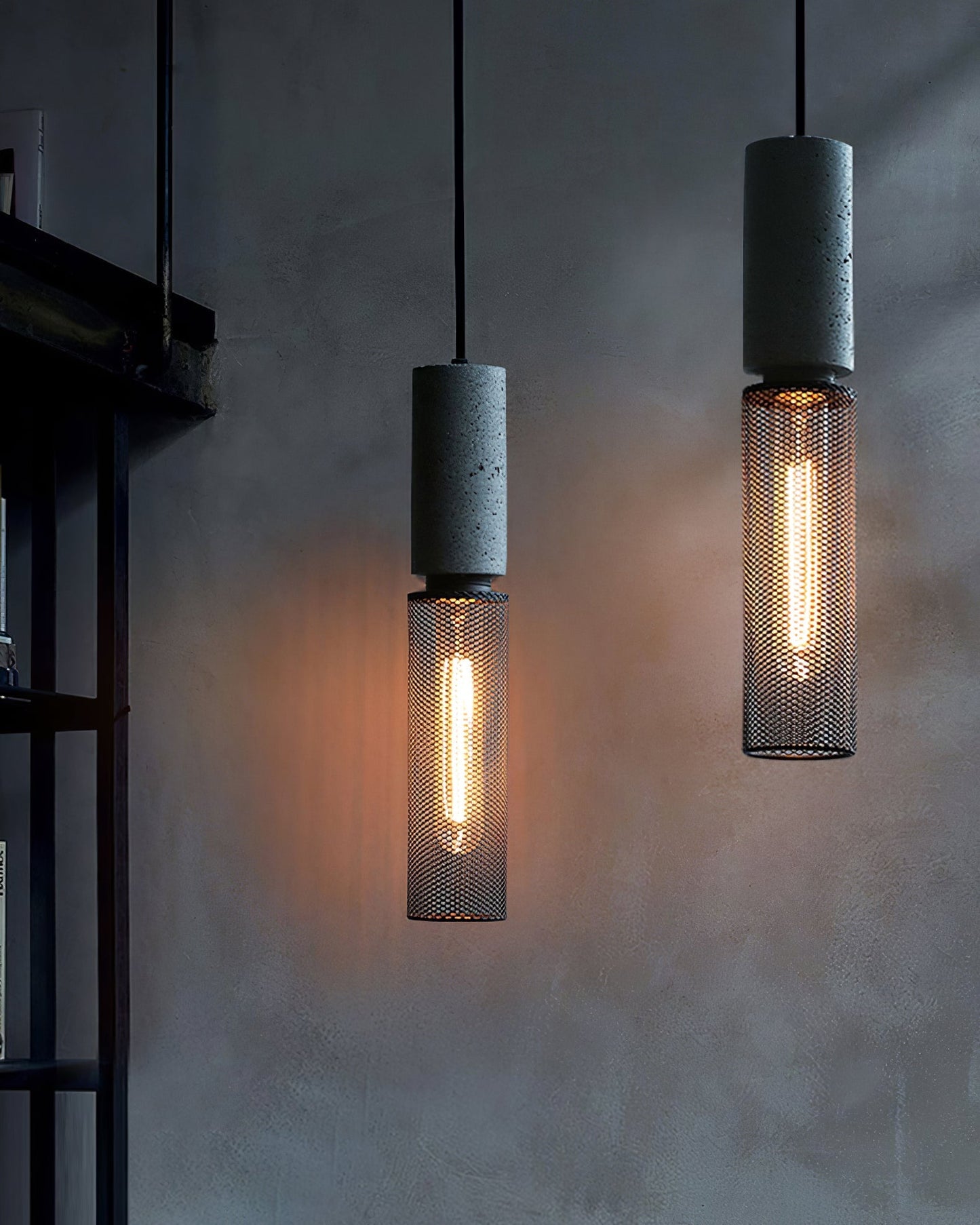 Urban Concrete Pendant Light | Industrial LED Hanging Lamp 5