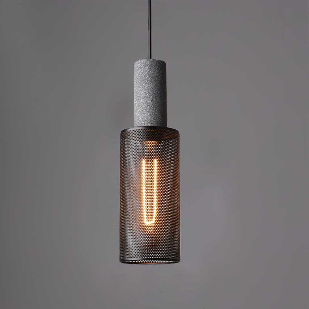Urban Concrete Pendant Light | Industrial LED Hanging Lamp 7