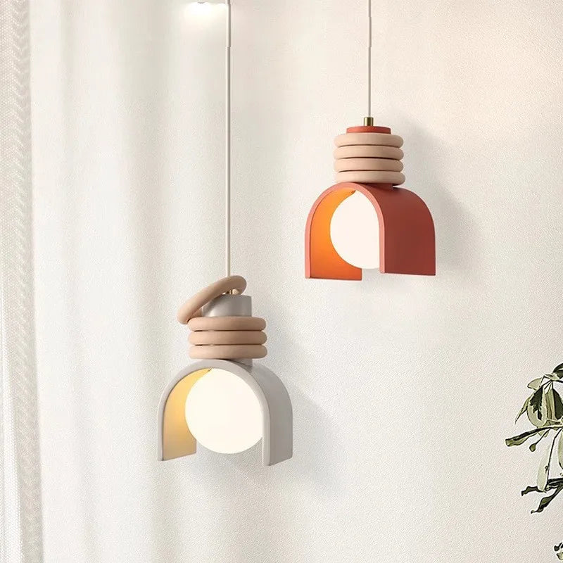 Wabi-Sabi Pendant Light | Japanese Minimalist Resin Design 1