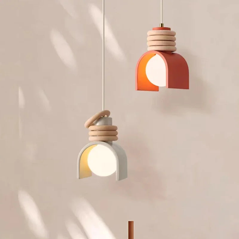 Wabi-Sabi Pendant Light | Japanese Minimalist Resin Design 2