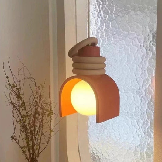 Wabi-Sabi Pendant Light | Japanese Minimalist Resin Design 5