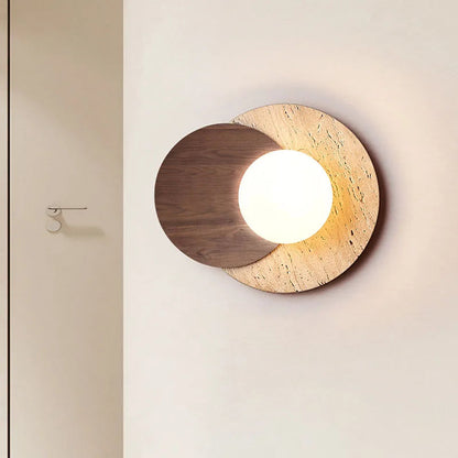Wabi-Sabi Stone Wall Lamp | Modern Natural Texture Design 0