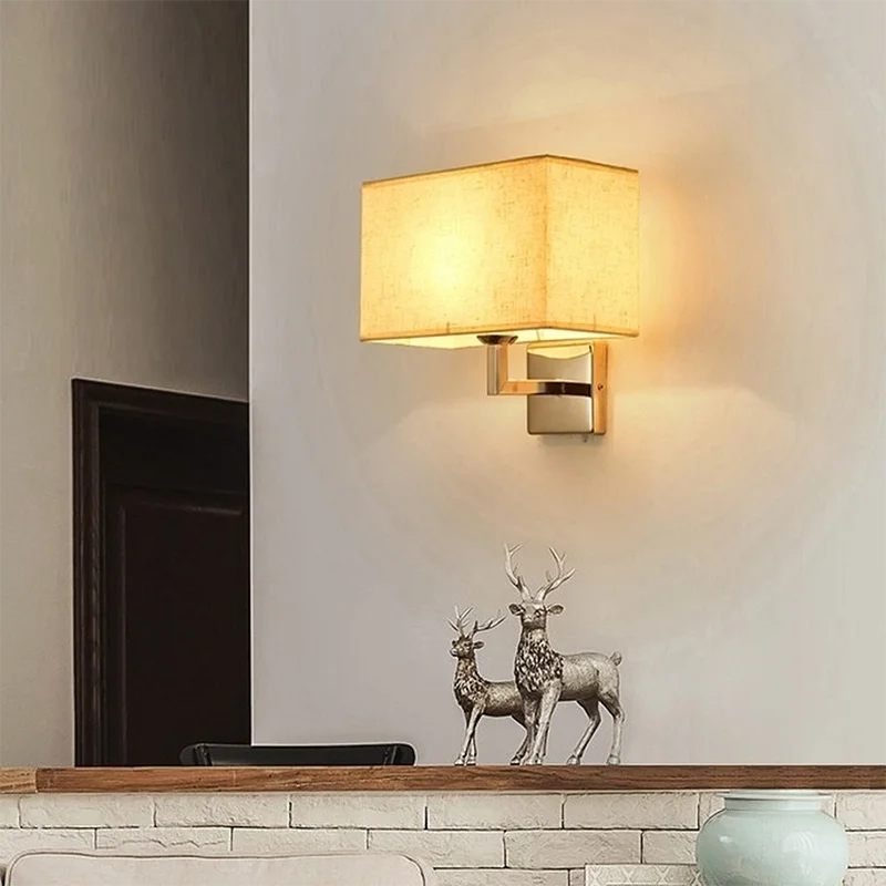 Wall Lamp with Reading Light | E27 Bedside Wall Sconce 3