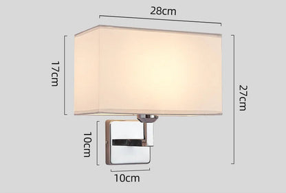 Wall Lamp with Reading Light | E27 Bedside Wall Sconce 5