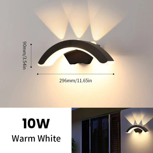 Waterproof Outdoor Wall Light | Modern ABS Lantern with IP66 Rating | Perfect for Gardens and Patios 0