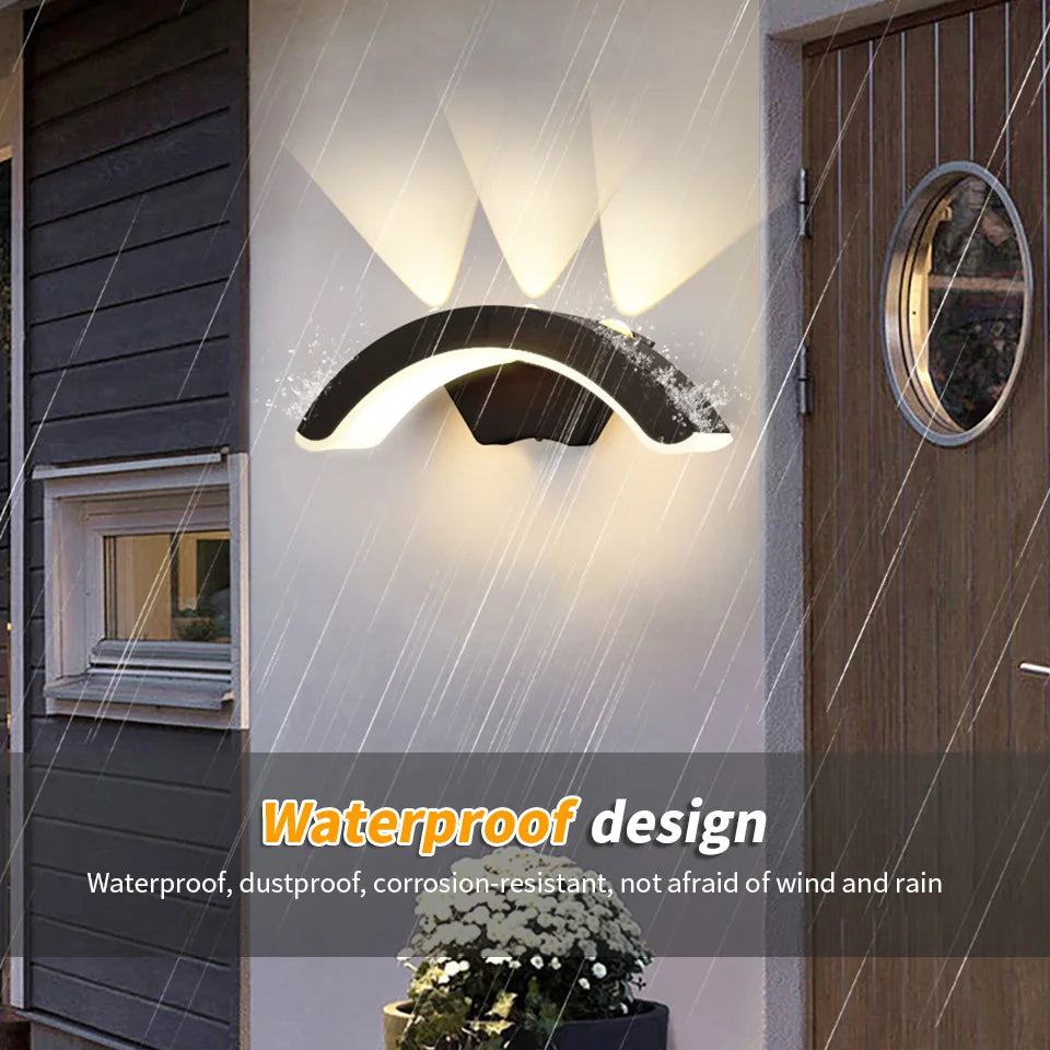 Waterproof Outdoor Wall Light | Modern ABS Lantern with IP66 Rating | Perfect for Gardens and Patios 3