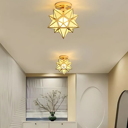 Xelio LED Ceiling Lamp | Elegant Geometric Star Light 2