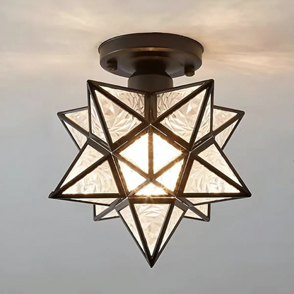 Xelio LED Ceiling Lamp | Elegant Geometric Star Light 6